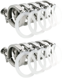 1.5" Sanitary Tri Clamp with Gasket - 10 Pack