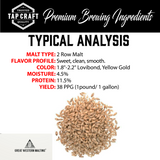 2-Row Malt 1.8°L | Premium Base Brewing Malt