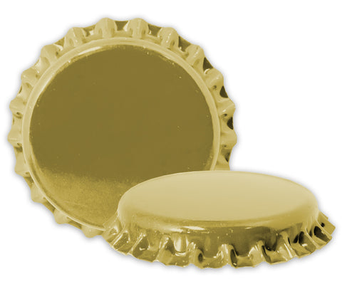 GOLD CROWN CAPS (144)