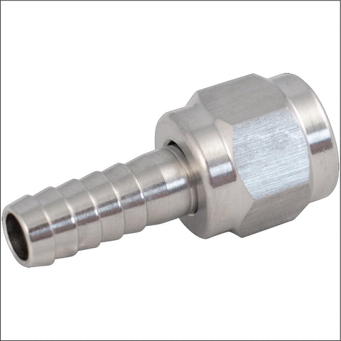 1/4" Barb X 1/4" FFL Flare Swivel Adapter Stainless Steel Fitting