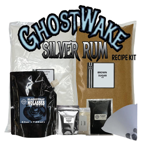GHOSTWAKE Silver Rum Recipe Kit, 5 Gallon