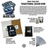 GHOSTWAKE Silver Rum Recipe Kit, 5 Gallon
