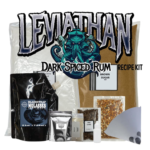 LEVIATHAN Dark Spiced Rum Recipe Kit, 5 Gallon