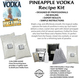 Pineapple Vodka Recipe Mash Kit – DIY Flavored Vodka Kit - Carbon Filtering