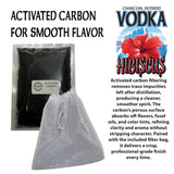 Hibiscus Vodka Recipe Mash Kit – DIY Flavored Vodka Kit - Carbon Filtering