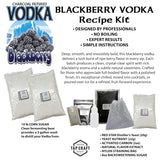 Blackberry Vodka Recipe Kit, Home Distilling Neutral Spirits Berry Flavor