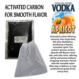 Apricot Vodka Making Recipe Kit, Home Moonshine Distilling
