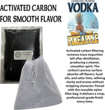 Pineapple Vodka Recipe Mash Kit – DIY Flavored Vodka Kit - Carbon Filtering