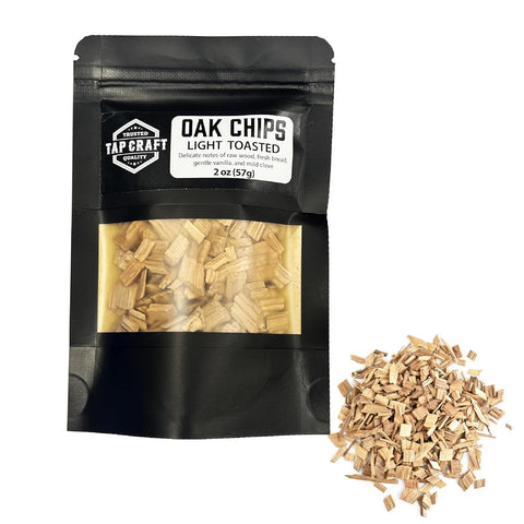 Oak Chips - Light Toast - 2oz