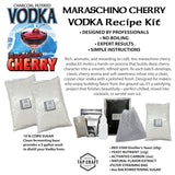 Maraschino Cherry Vodka Recipe Mash Kit – DIY Flavored Vodka Kit - Carbon Filtering