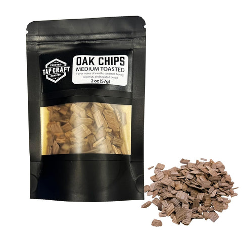 Oak Chips - Medium Toast - 2oz