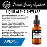 High Temperature Liquid Alpha Amylase Enzyme 1oz