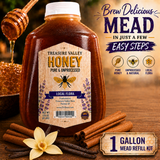 Cinnamon and Vanilla Mead Making Refill Kit 3 Lbs Honey Homebrew Recipe