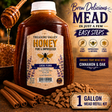 One Gallon Oak and Cinnamon Honey Mead Recipe Refill Kit