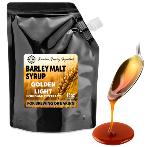 Liquid Malt Extract (LME) – 1 lb Pour Spout Pouch – GOLDEN LIGHT - Brewing & Baking