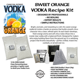 Sweet Orange Vodka Recipe Mash Kit – DIY Flavored Vodka Kit - Carbon Filtering