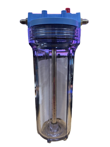 10" Hop Randall Inline Beer Infuser – Clear Housing – 2 Connection Options