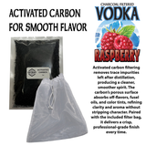 Raspberry Vodka Recipe Kit – DIY Flavored Vodka Kit - Carbon Filtering