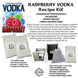 Raspberry Vodka Recipe Kit – DIY Flavored Vodka Kit - Carbon Filtering