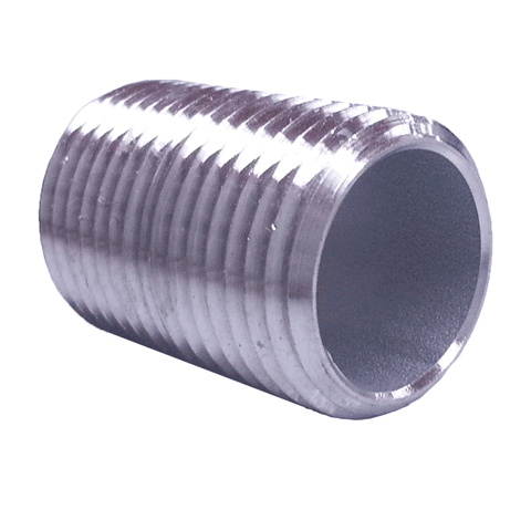 1/2" Threaded Close Nipple - 1" Length