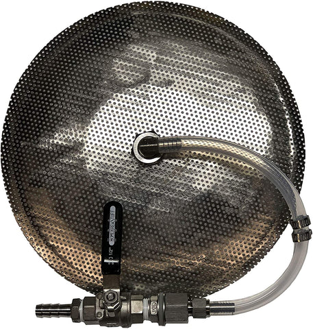 Cooler Mash Tun Conv. Kit w/SS False Bottom (10 Gal)