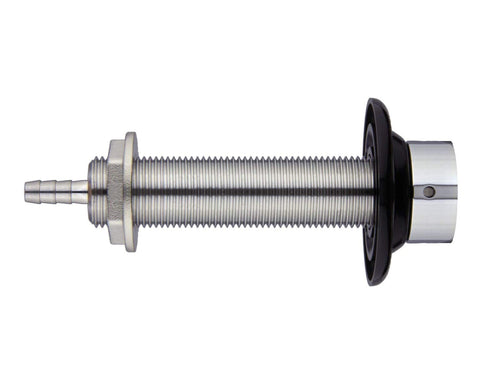 4.5" Draft Beer Nipple Shank Chrome 3/16 Bore