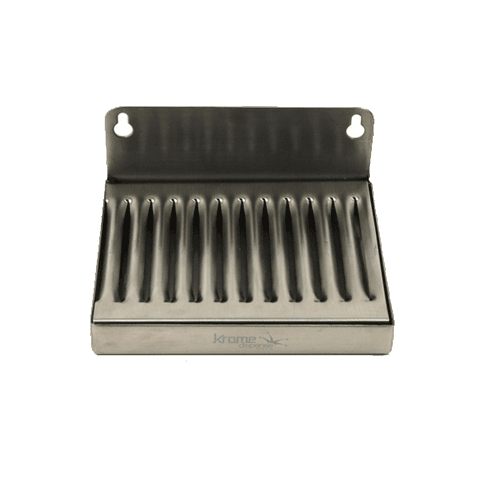 Stainless Steel Drip Tray 4" x 6" Wall Mount