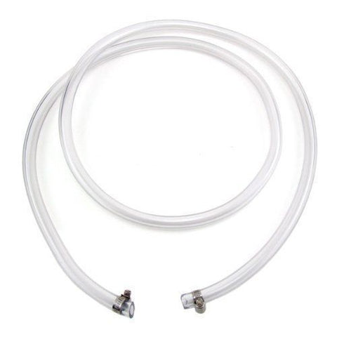 Air Co2 Line Jumper 5/16 ID x 9/16 OD x 5' W/ Screw Clamps Home Brewing Beer