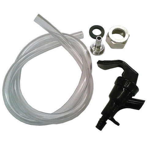 Draft Beer line w/ Plastic Faucet Head Kegerator Tap & Hex Nut Assembly
