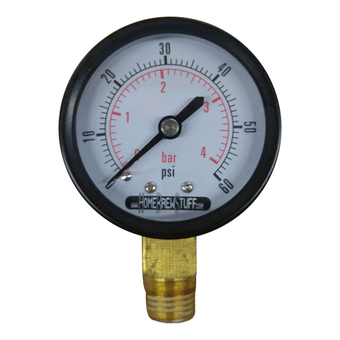 Low Pressure Air Gauge 60 PSI