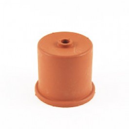 Single Hole Red Carboy Cap