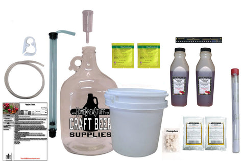 One Gallon Hard Apple Cider Starter Kit
